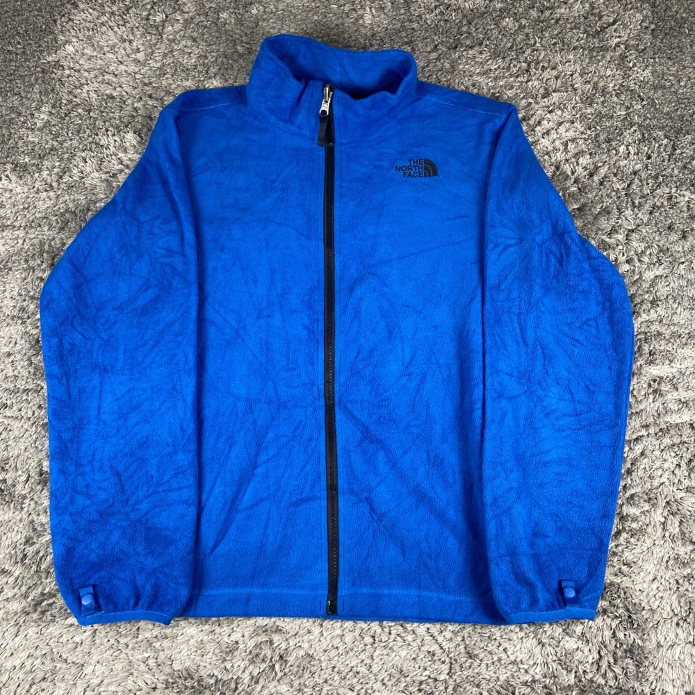 The North Face Vortex Triclimate Inner Fleece Jacklet Boys L 14/16 Blue Full Zip